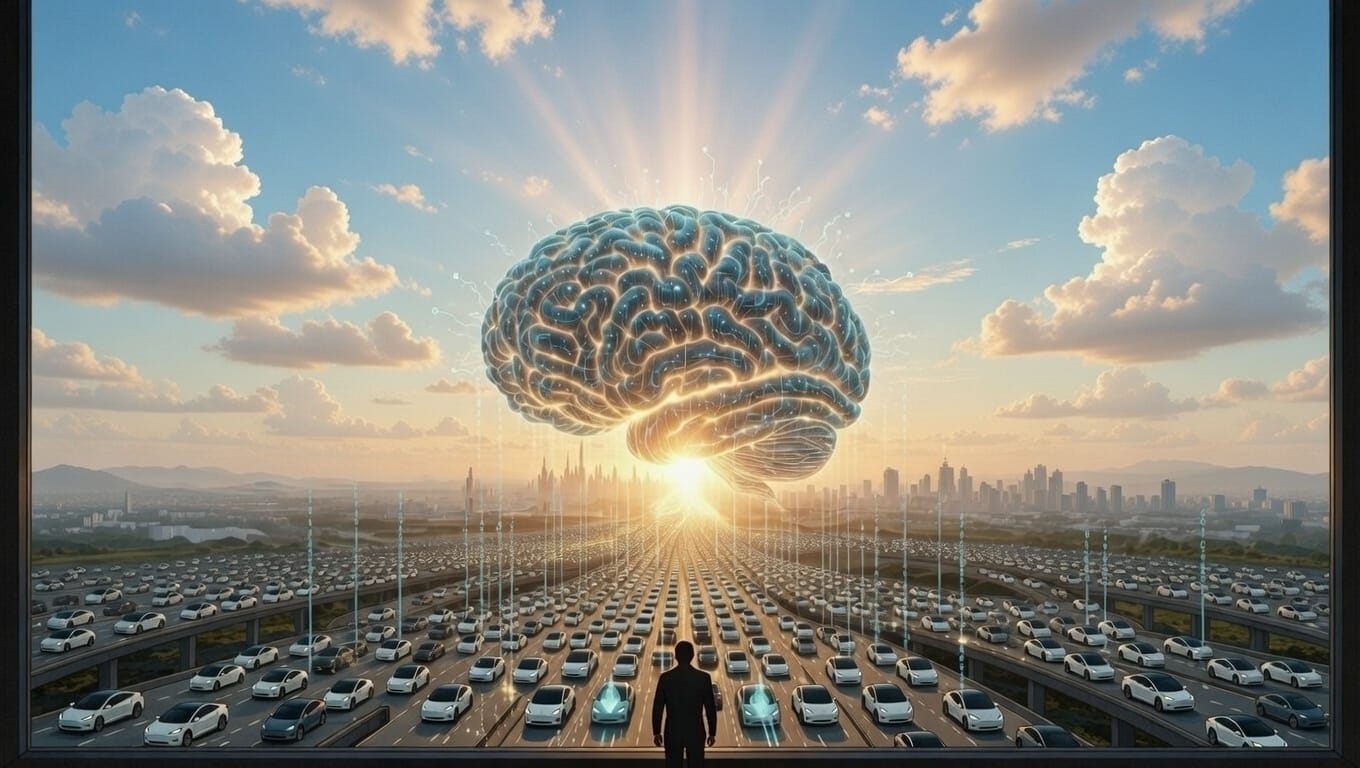 tesla ai brain, post-work