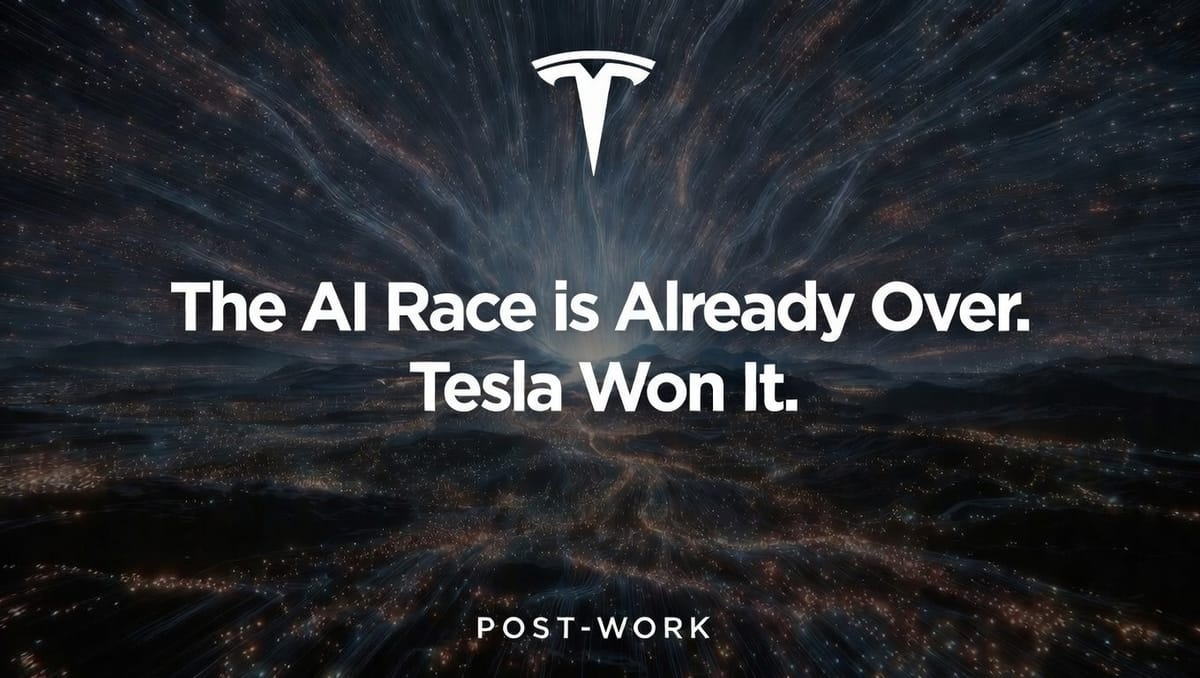 tesla won the ai race, hero banner